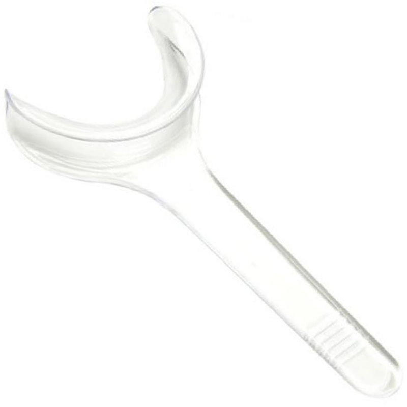 Departator bucal cu maner, transparent, plastic - 1 pereche
